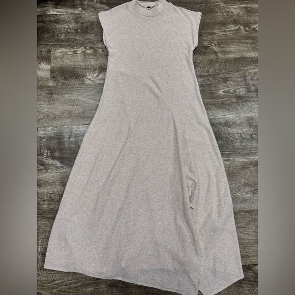 Zara Metallic Thread Dress Maxi Size Medium - Picture 1 of 9